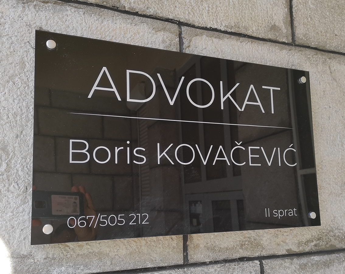 Advokat Boris Kovačević