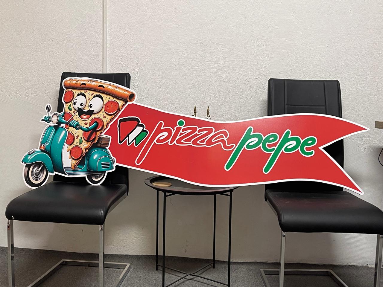 Izrez po obliku — grafika za ugostiteljski objekat